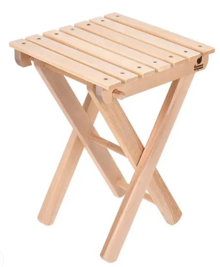 Табурет складной, шлифованный, 54х30х30см, липа 